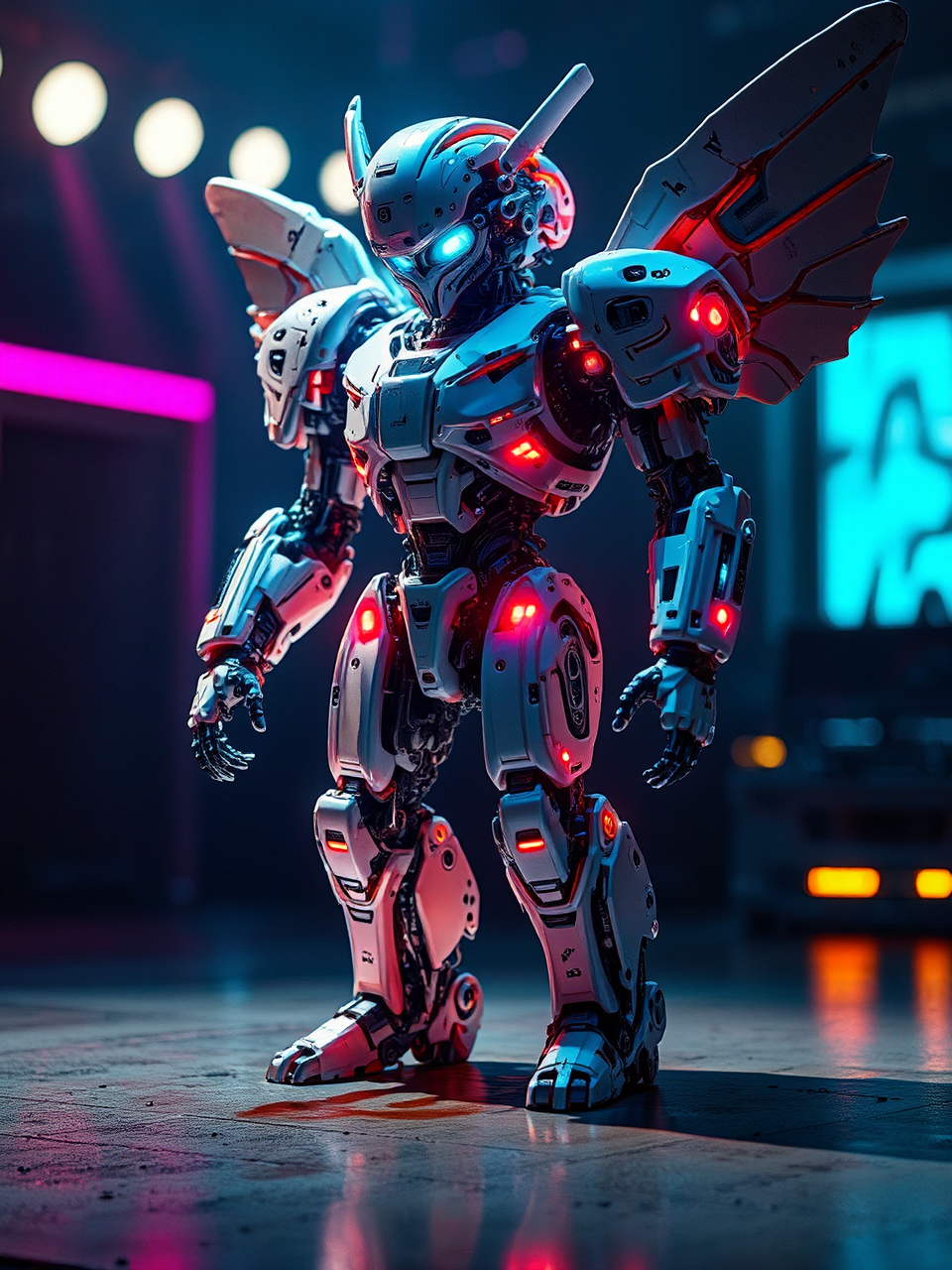 A Mando droid transforms