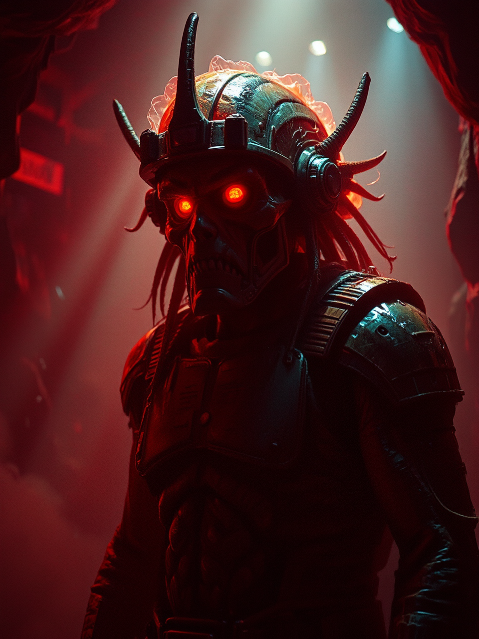 Space ship transforms with