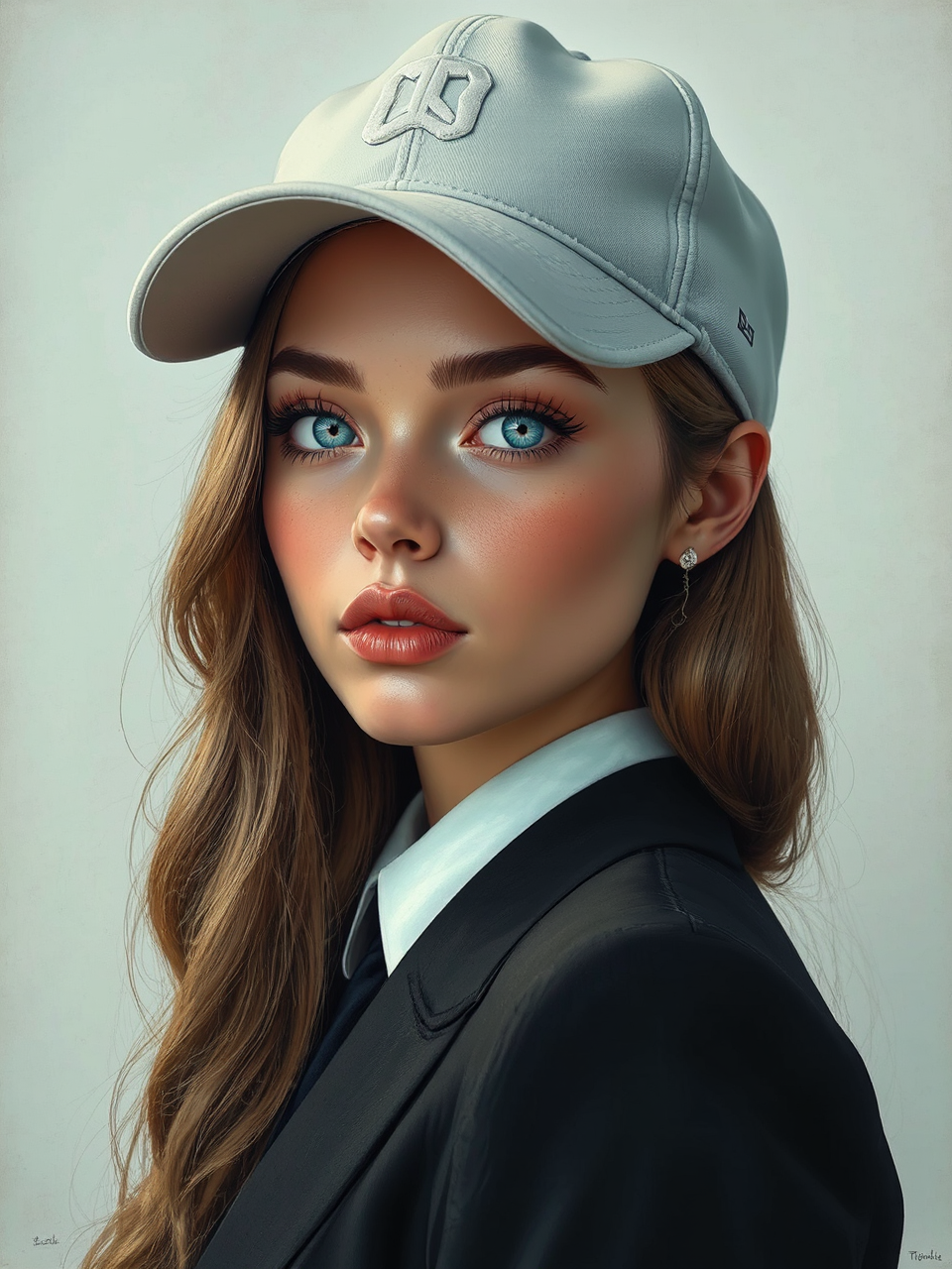 Beautifully rendered portrait of