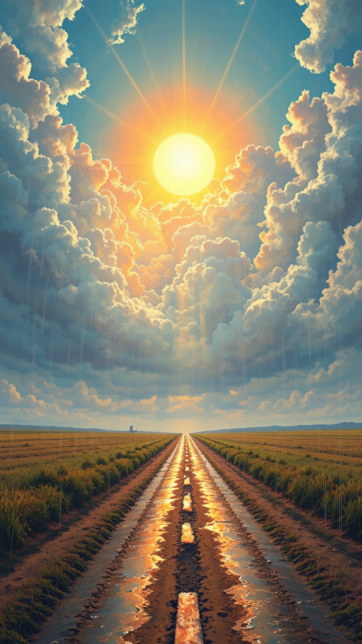 Book cover featuring melting