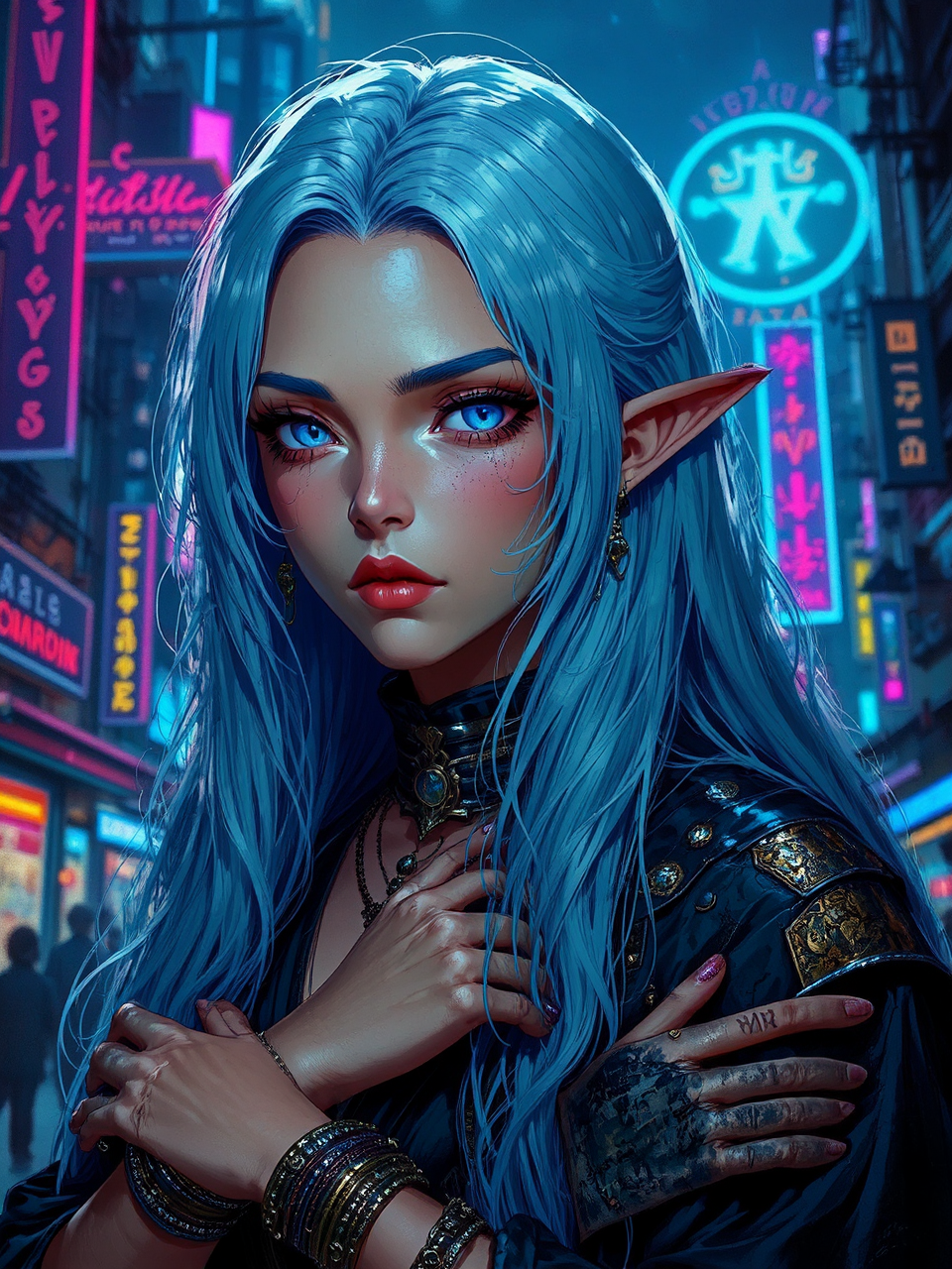 Vampire portrait in a