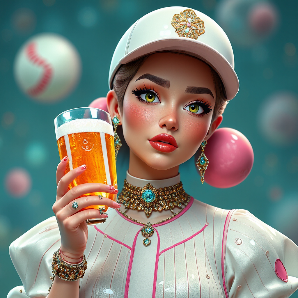 A glamorous woman in