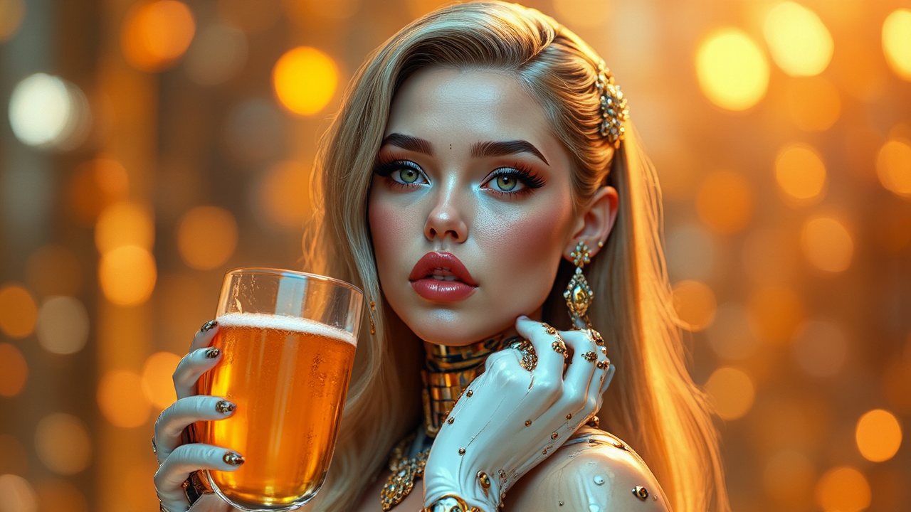 Edgy cyberpunk female baseball