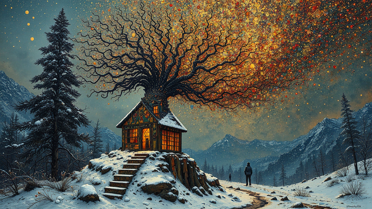 Cyber alien in heavy