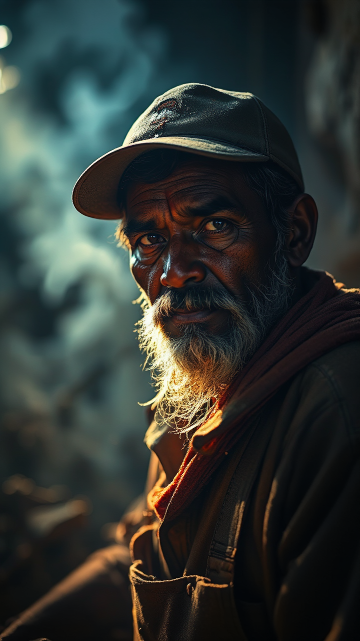 Portrait of Indian male