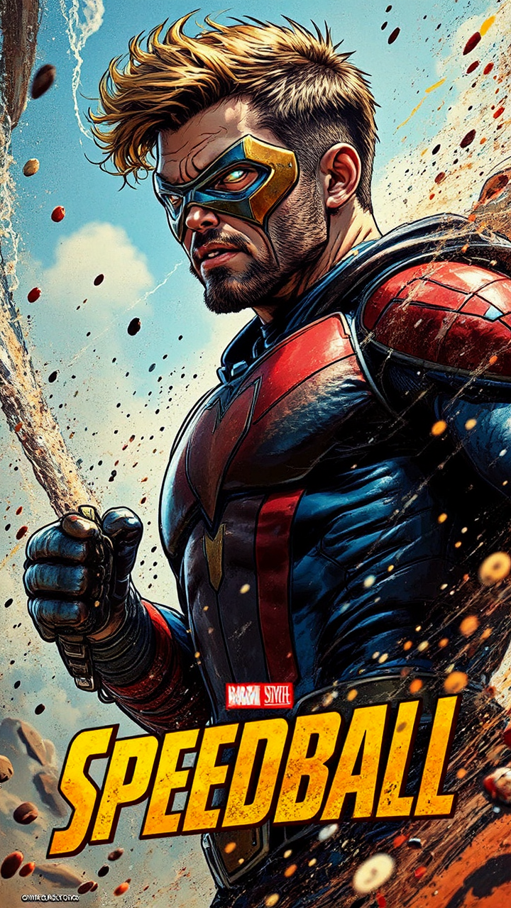 Live-action speedball superhero movie.