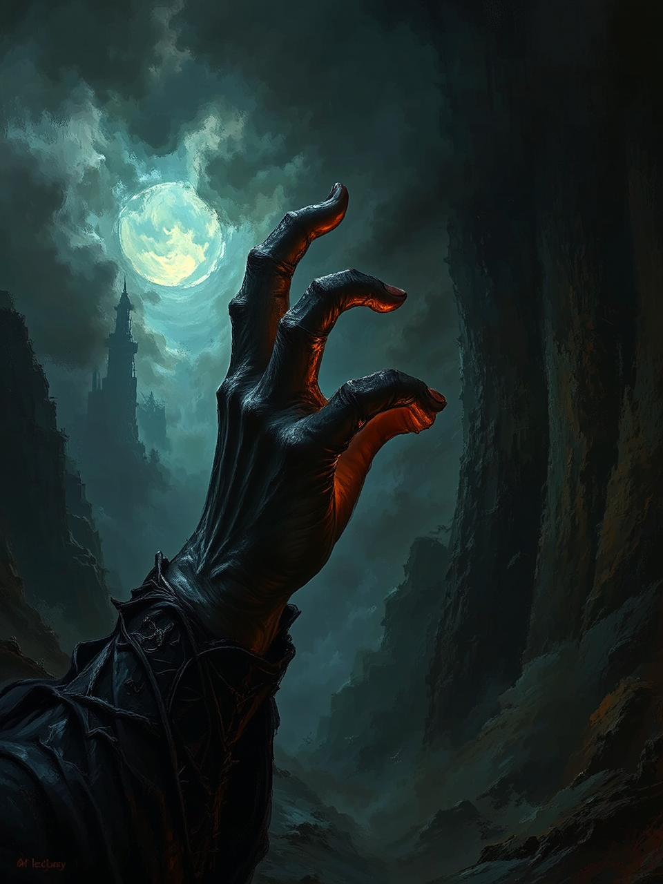 A digital painting of