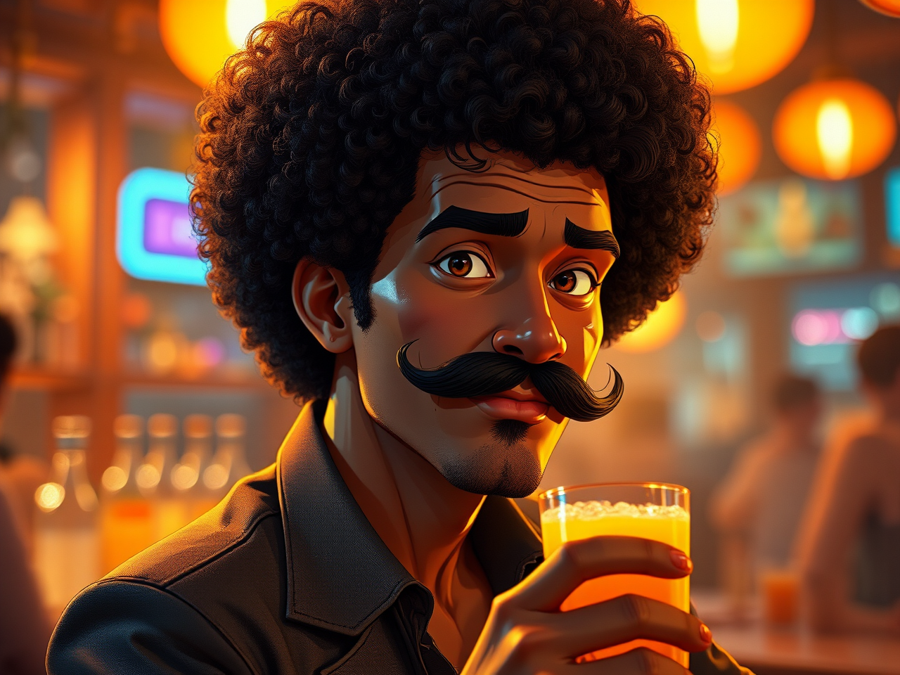 Charming Latino man with