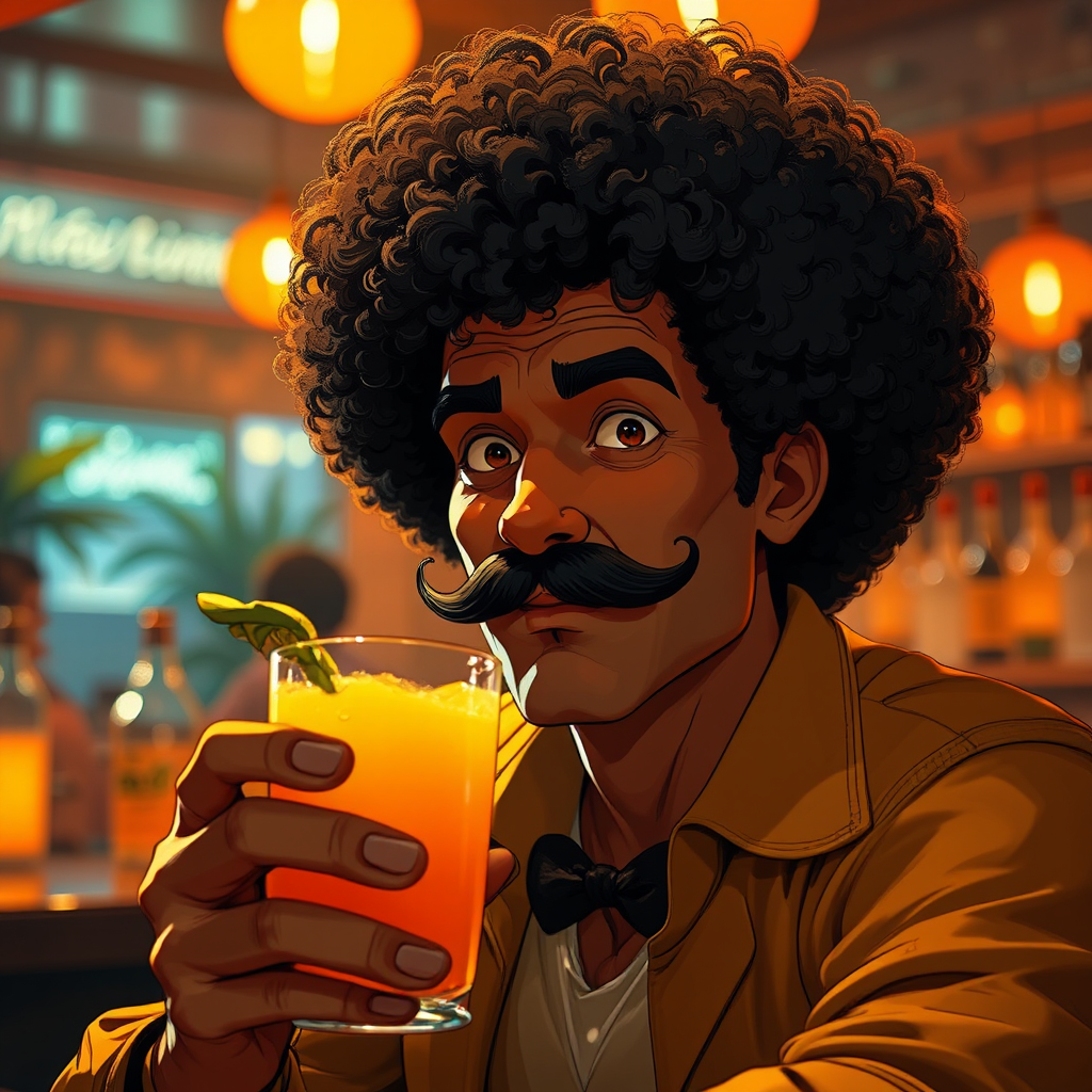 Charming Latino man with