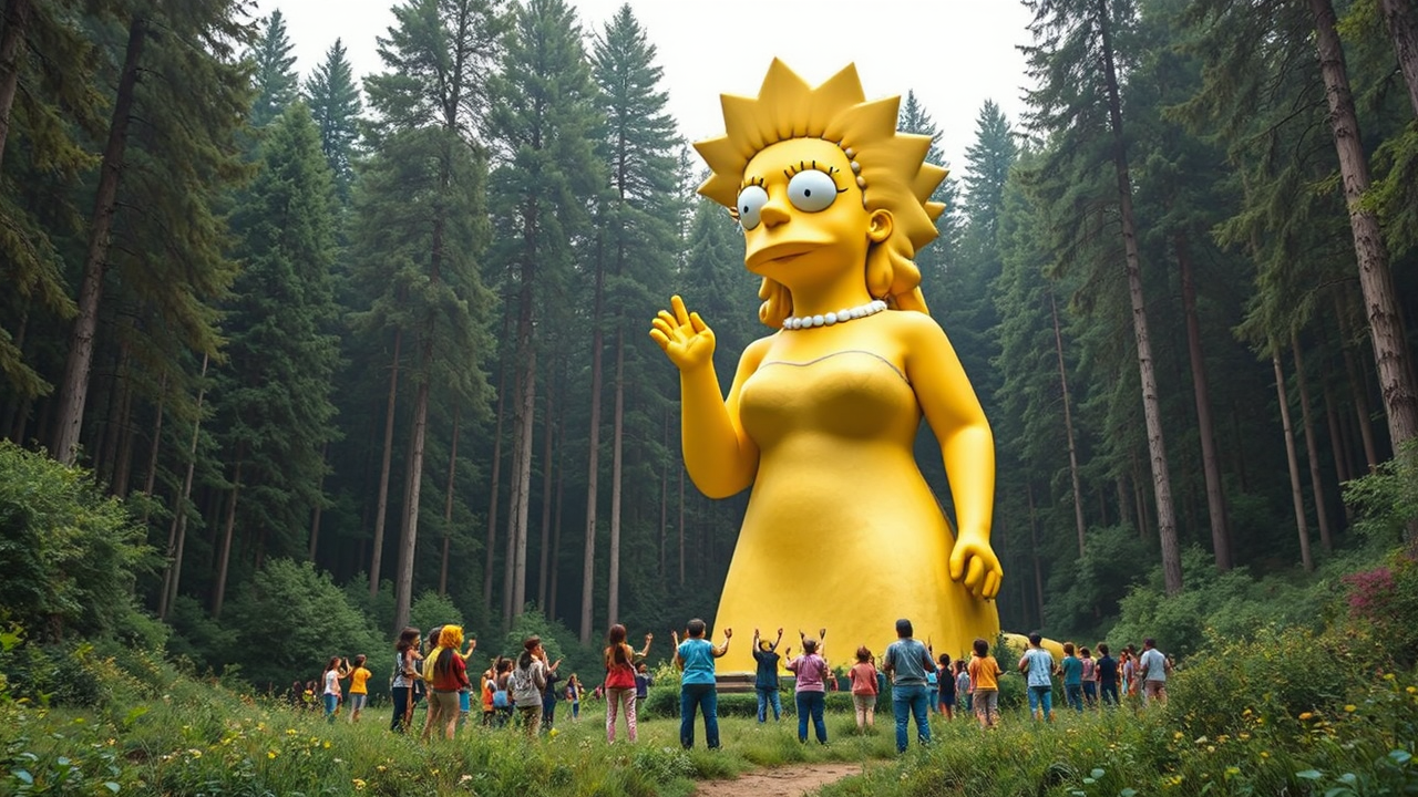 Group worships giant Lisa