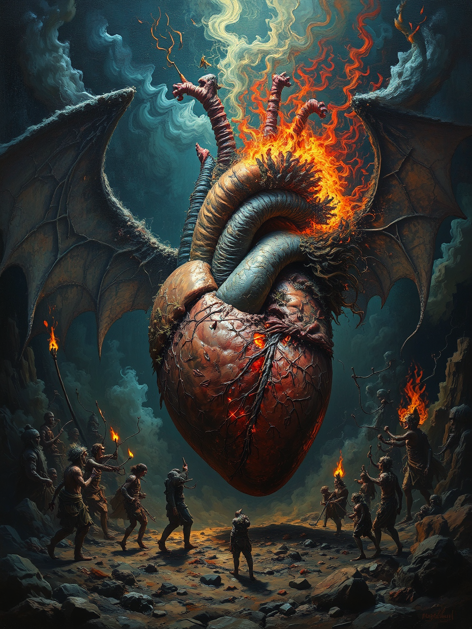 Visceral battle in human