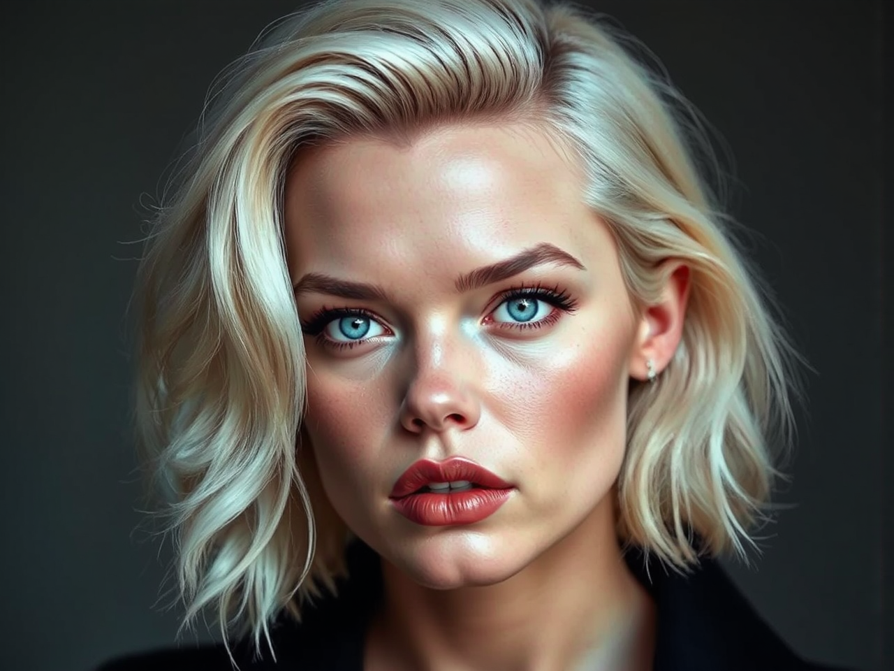 Platinum-blonde actress Margot Robbie