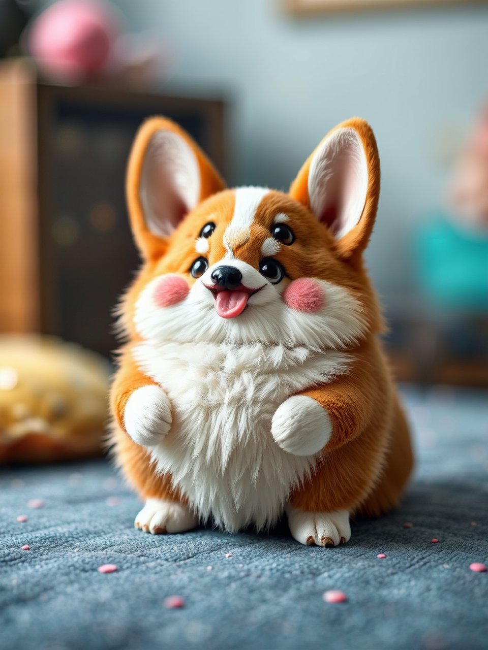 A corgi sitting next