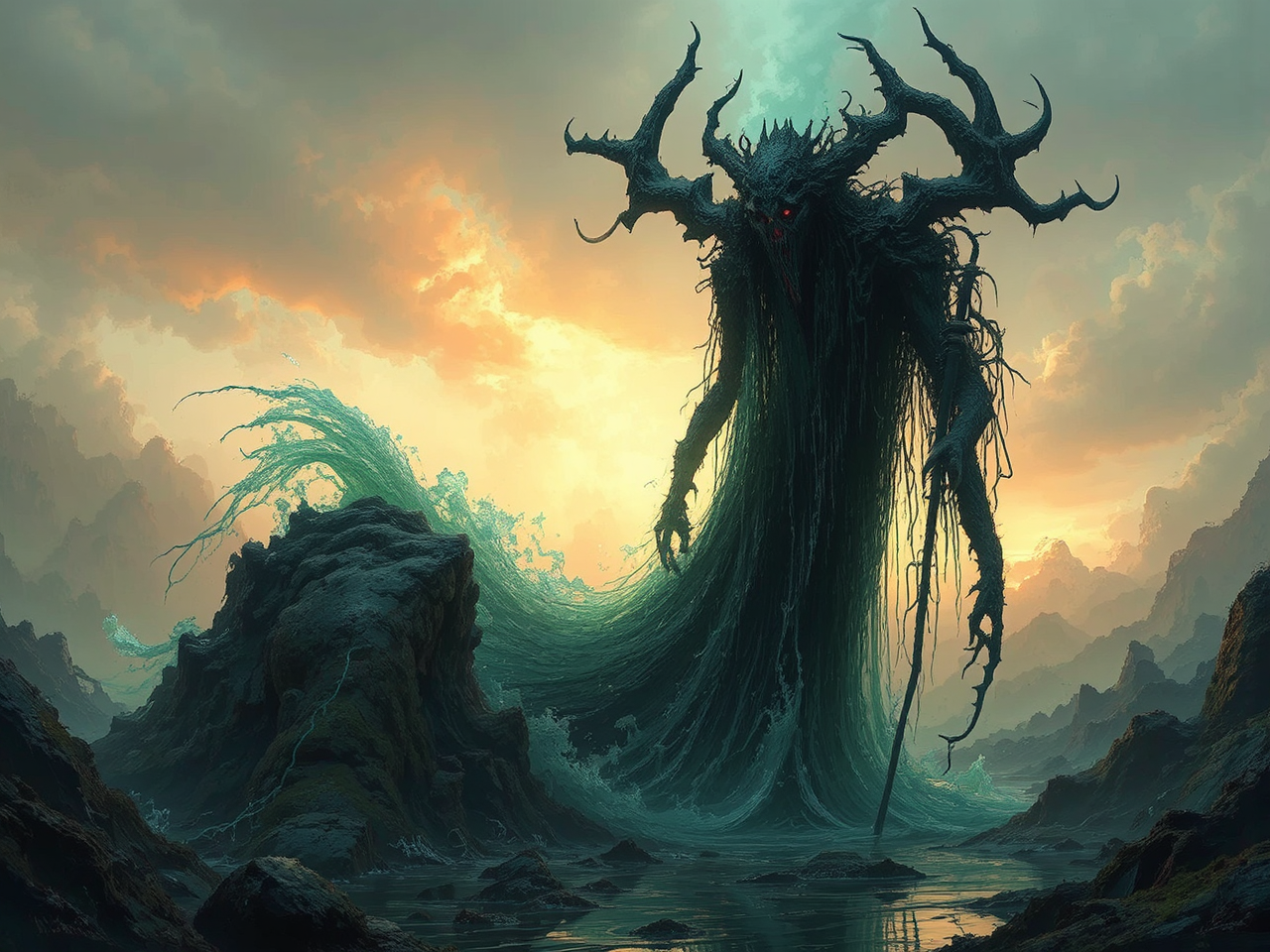 Demonic cult leader in