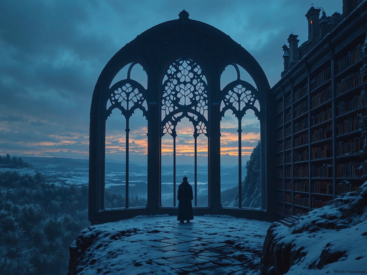 Figure standing at a