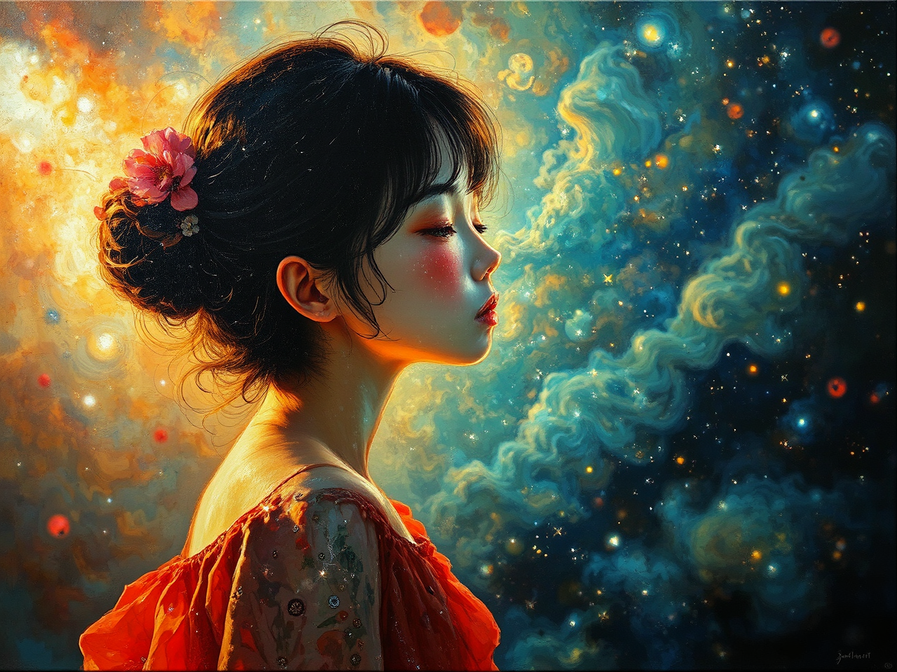 Hyper-realistic portrait of a