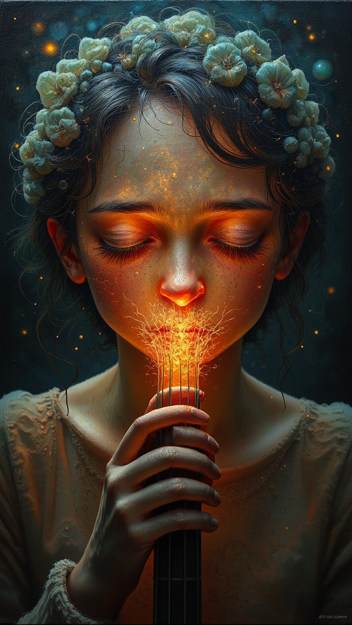 Hyper-realistic painting of a