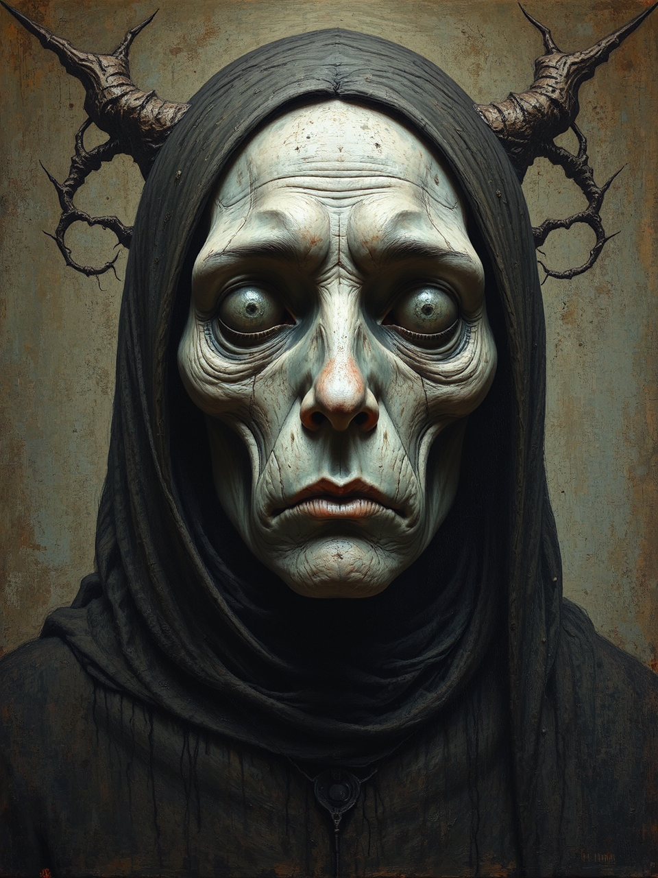 Hyperrealistic painting with two