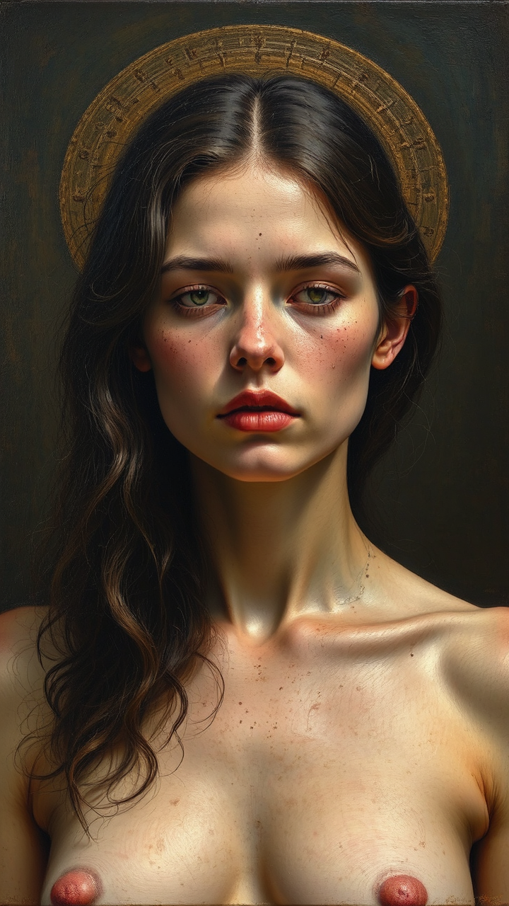 High-resolution photographic realism portrait