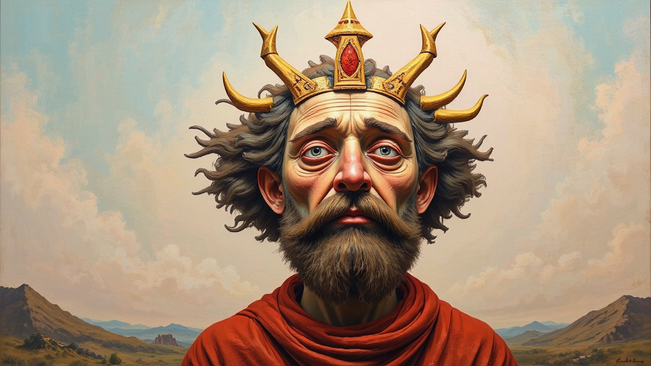 Hyperrealistic acrylic painting on