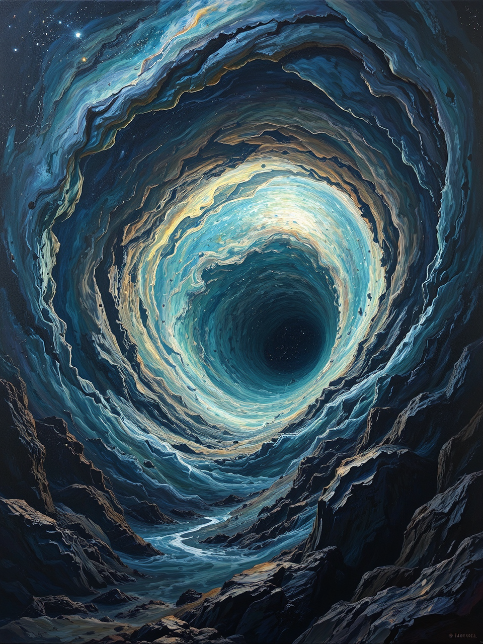 Hyperbolic spacetime vortex with