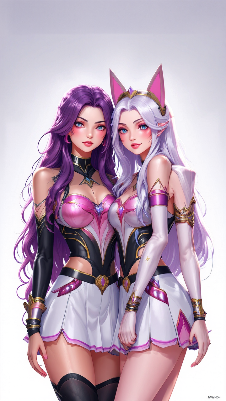Two female LoL characters