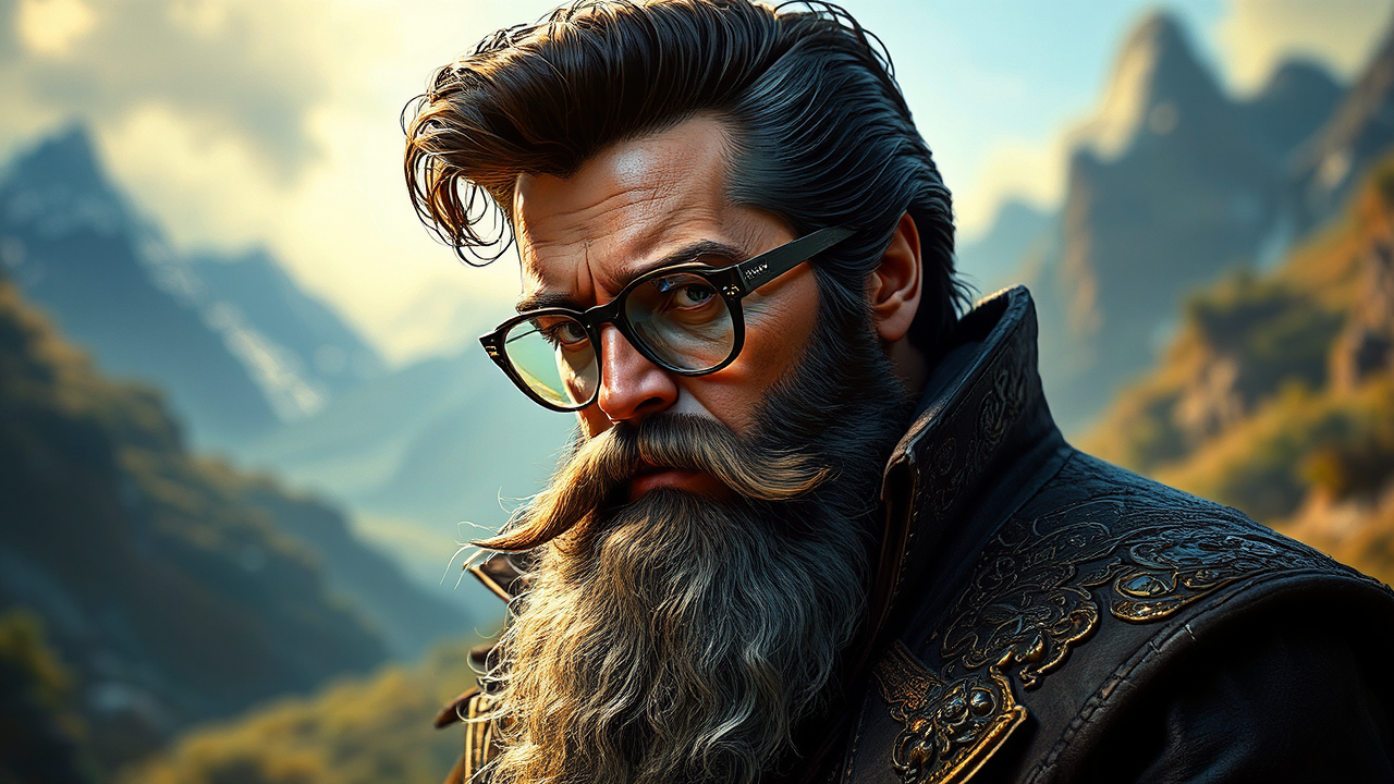 Elvis Presley with fantasy