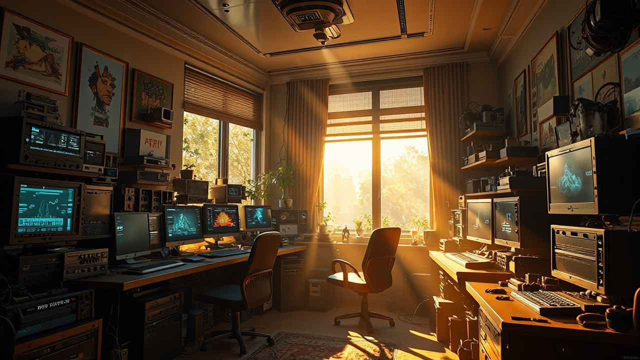 Computer workstation with multiple