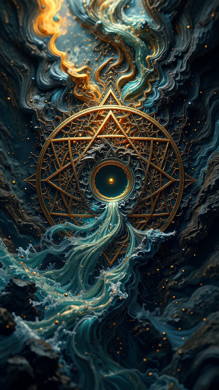 Golden ratio in intricate