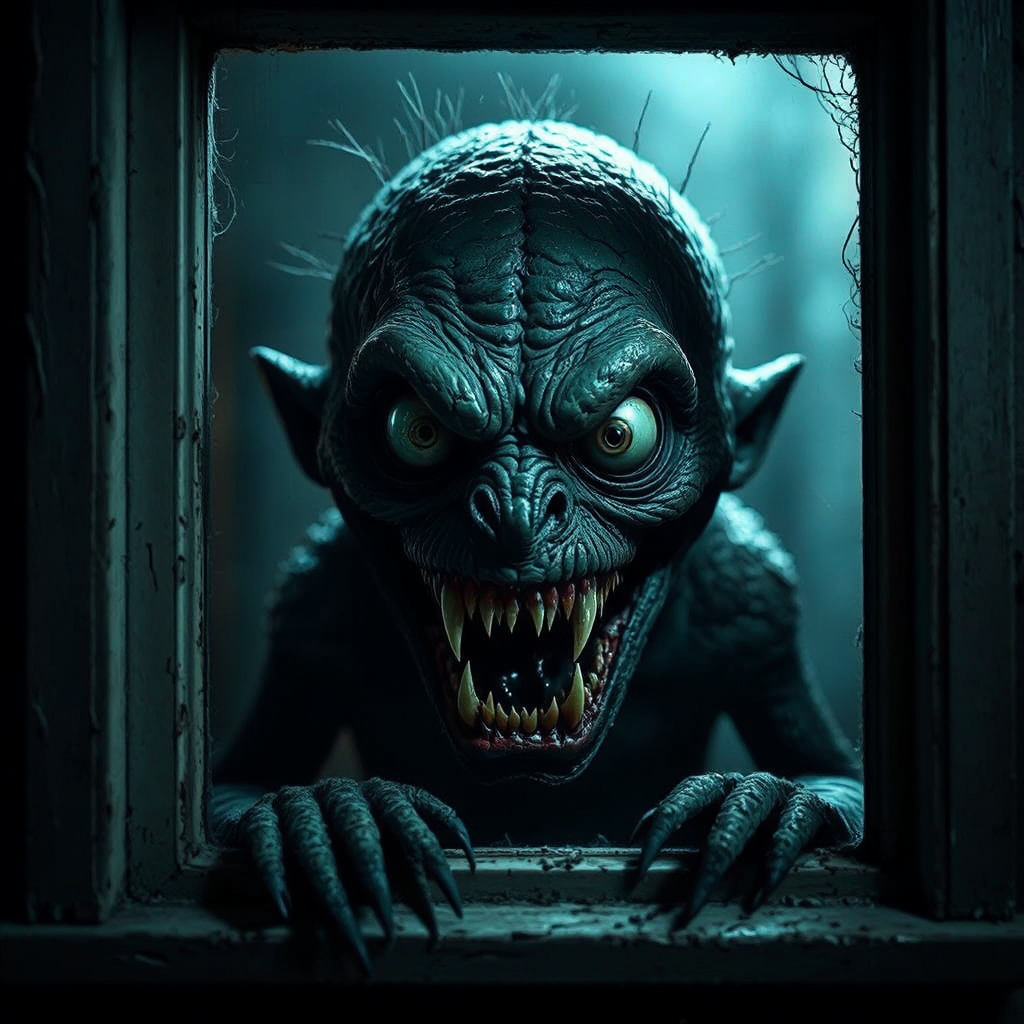 A creature with menacing