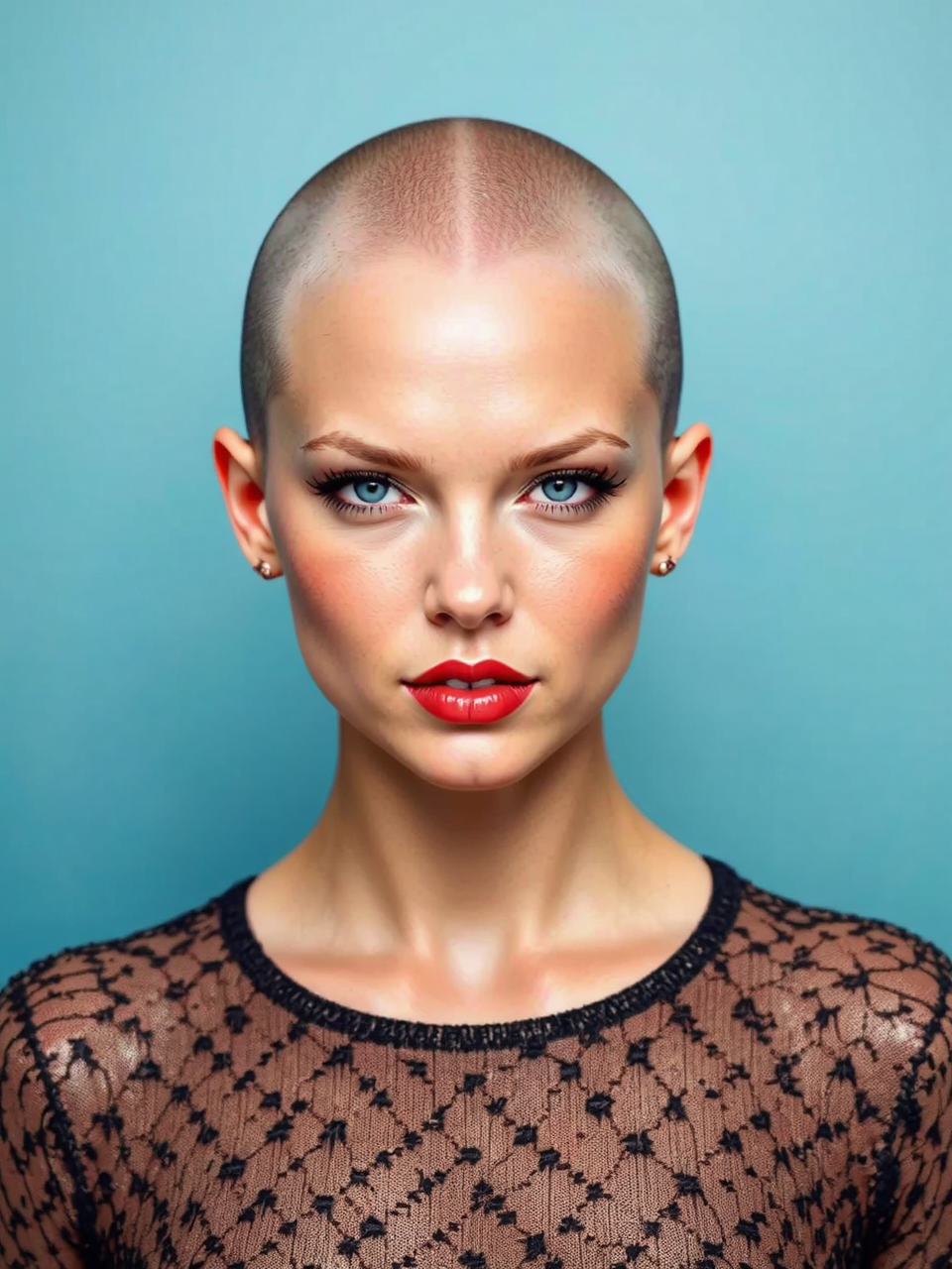 Taylor Swift with shaved