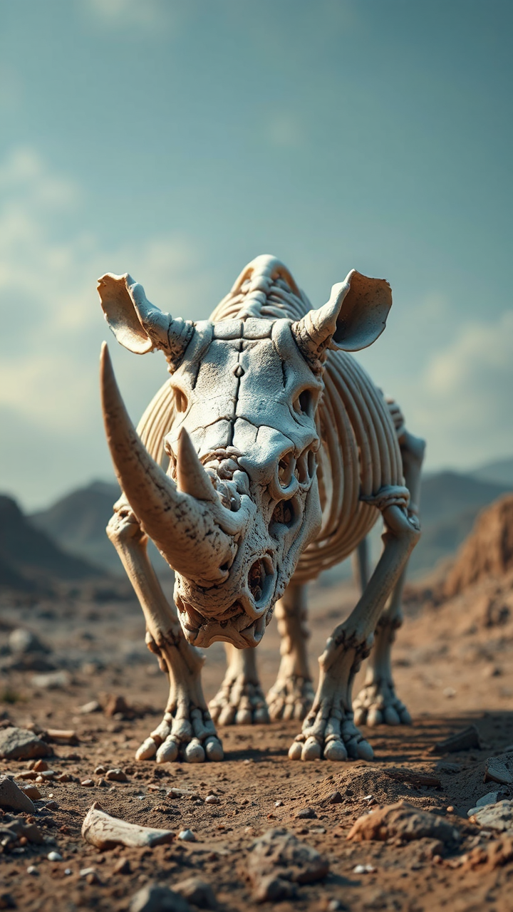 A realistic skeleton of