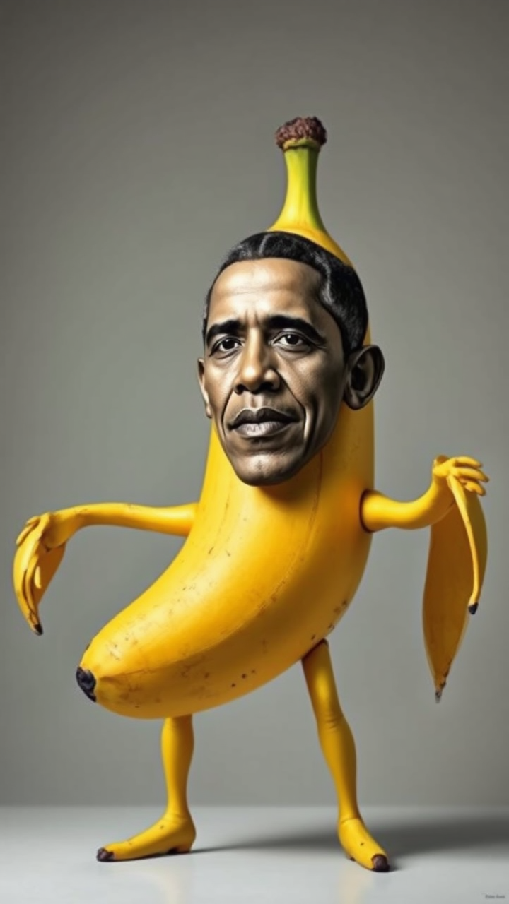 Barack Obama cartoon as