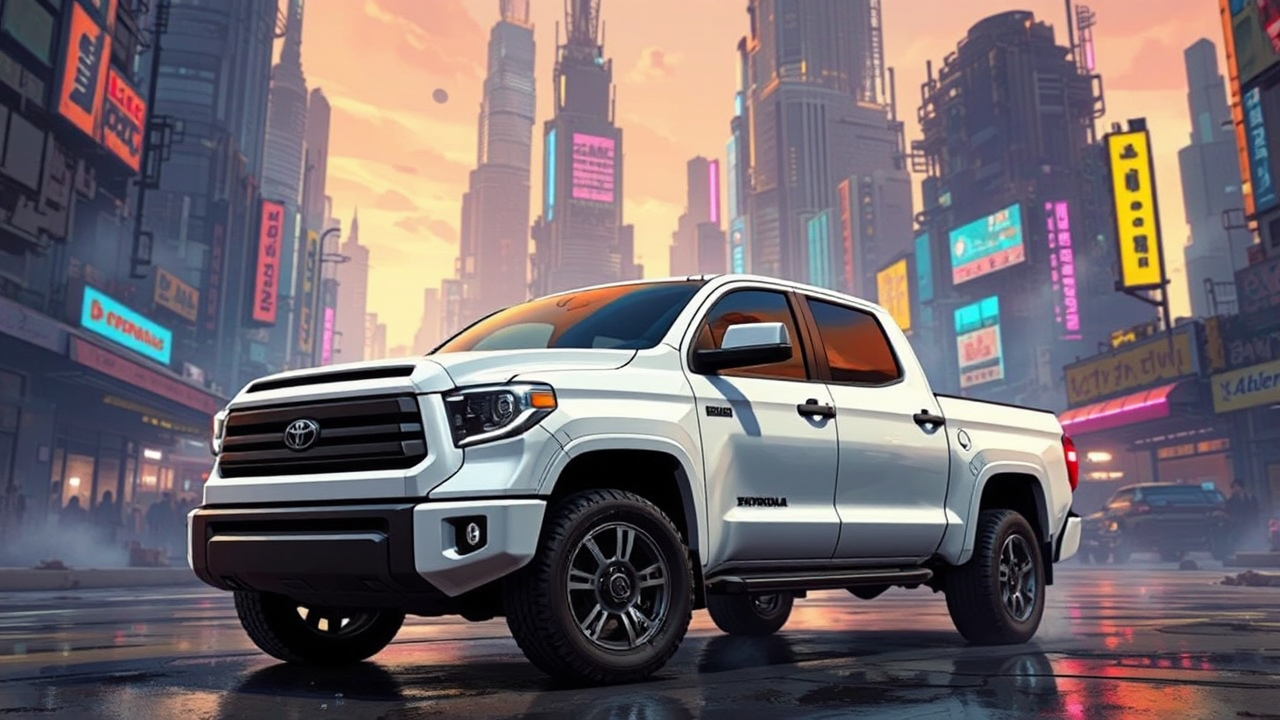 A futuristic city with