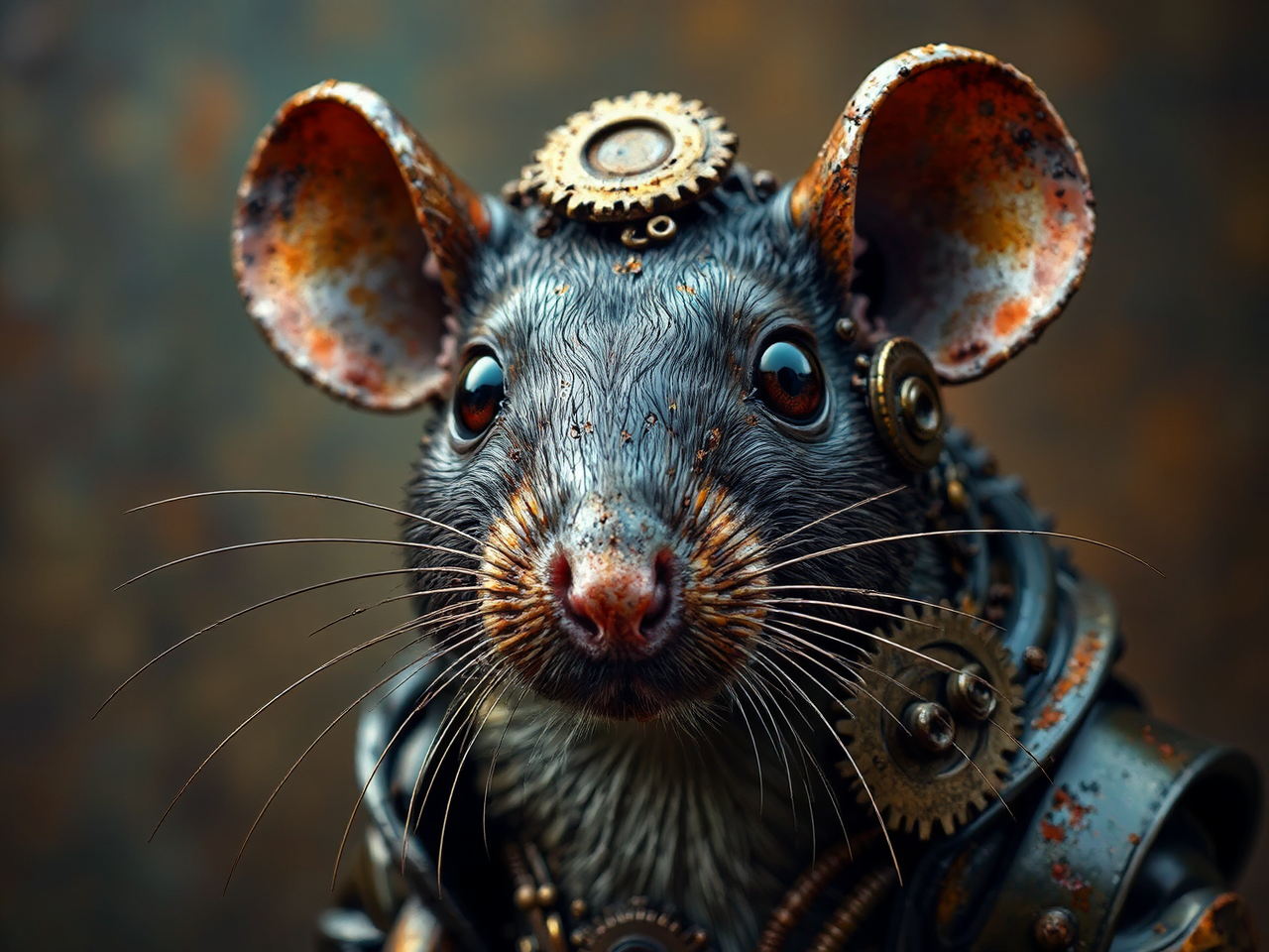 Rat made from mechanical