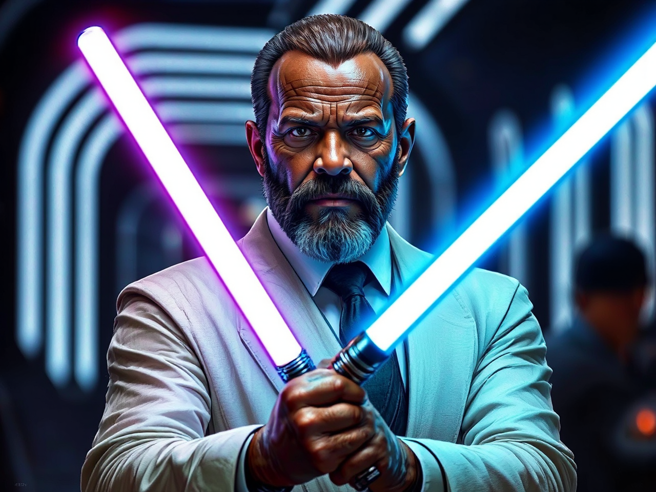 Steve Harvey holding a