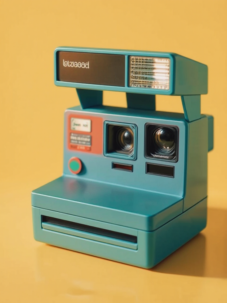 Polaroid with smiling happy