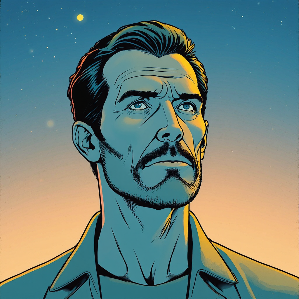 A minimalist actor's retro