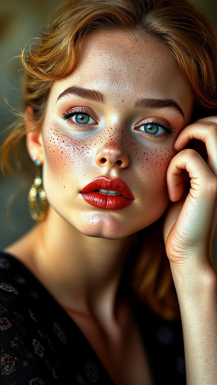 A female fashion model