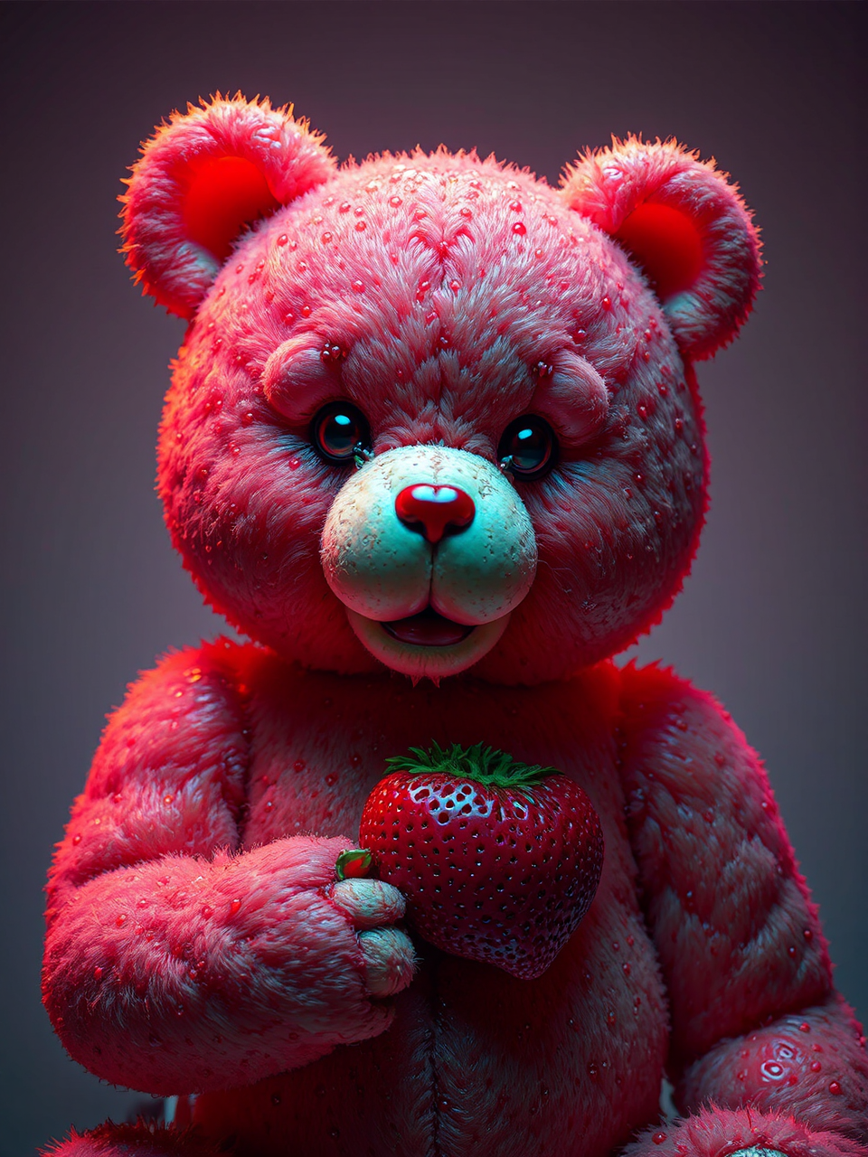 A teddy bear with