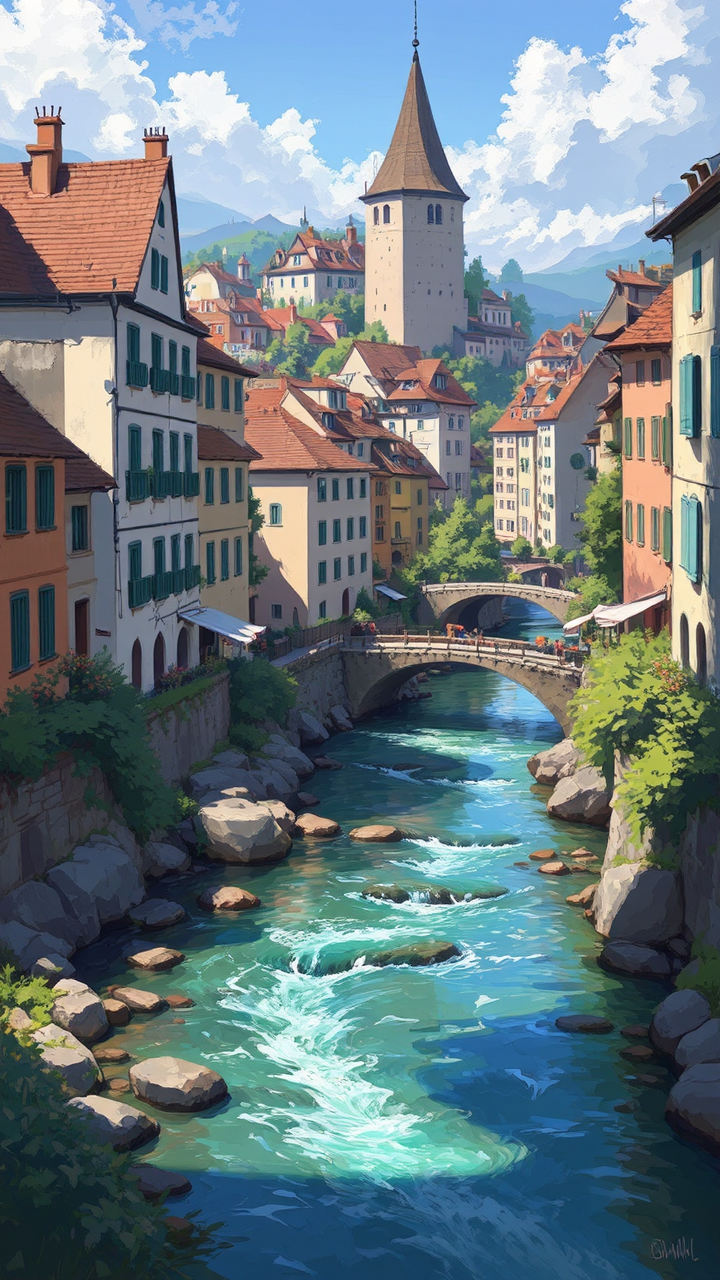 River runs through European