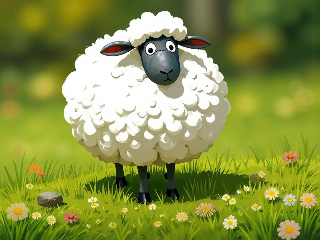 Animated character of a