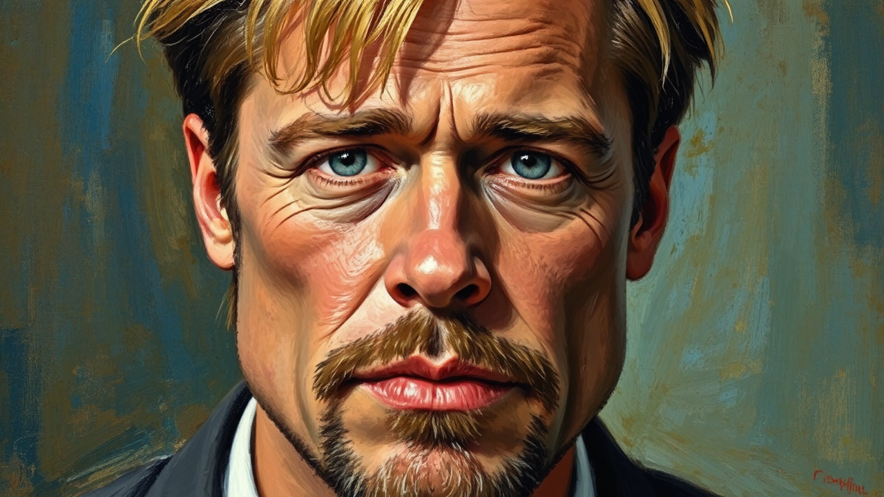 Portrait of Brad Pitt