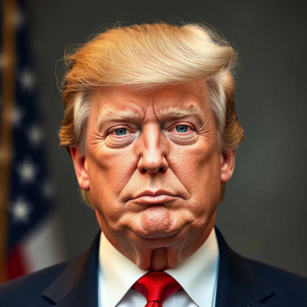 Mixture of Trump and