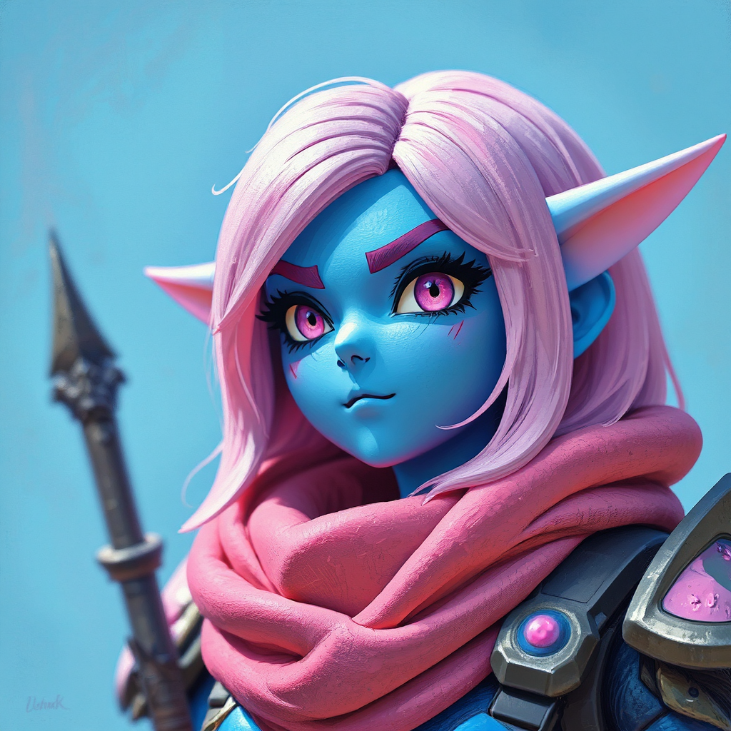 Detailed gouache paintings with