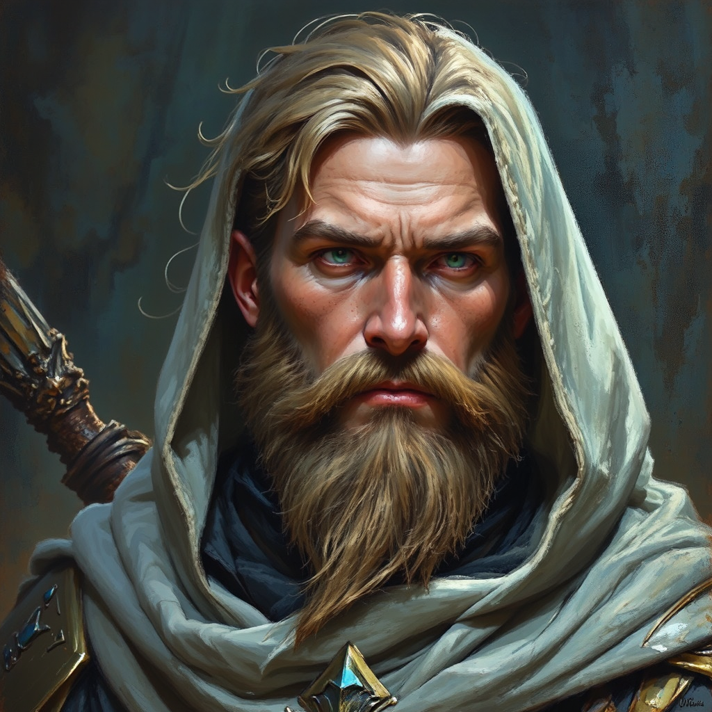 A detailed painting of