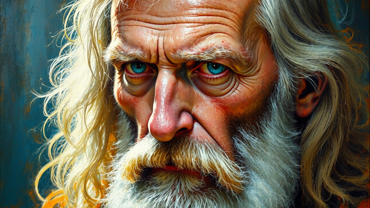 Portrait of Jimmy Savile.