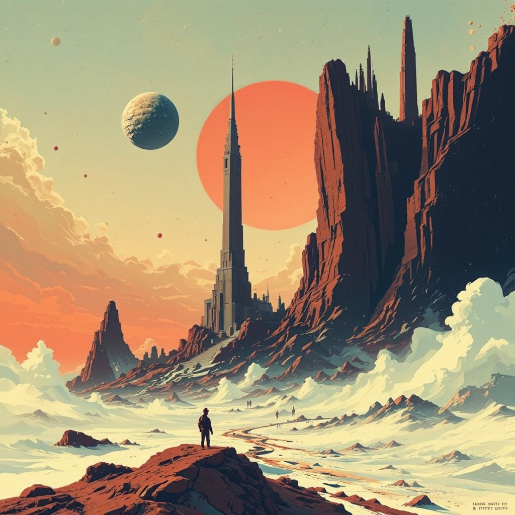 Space-themed dystopian government rise.