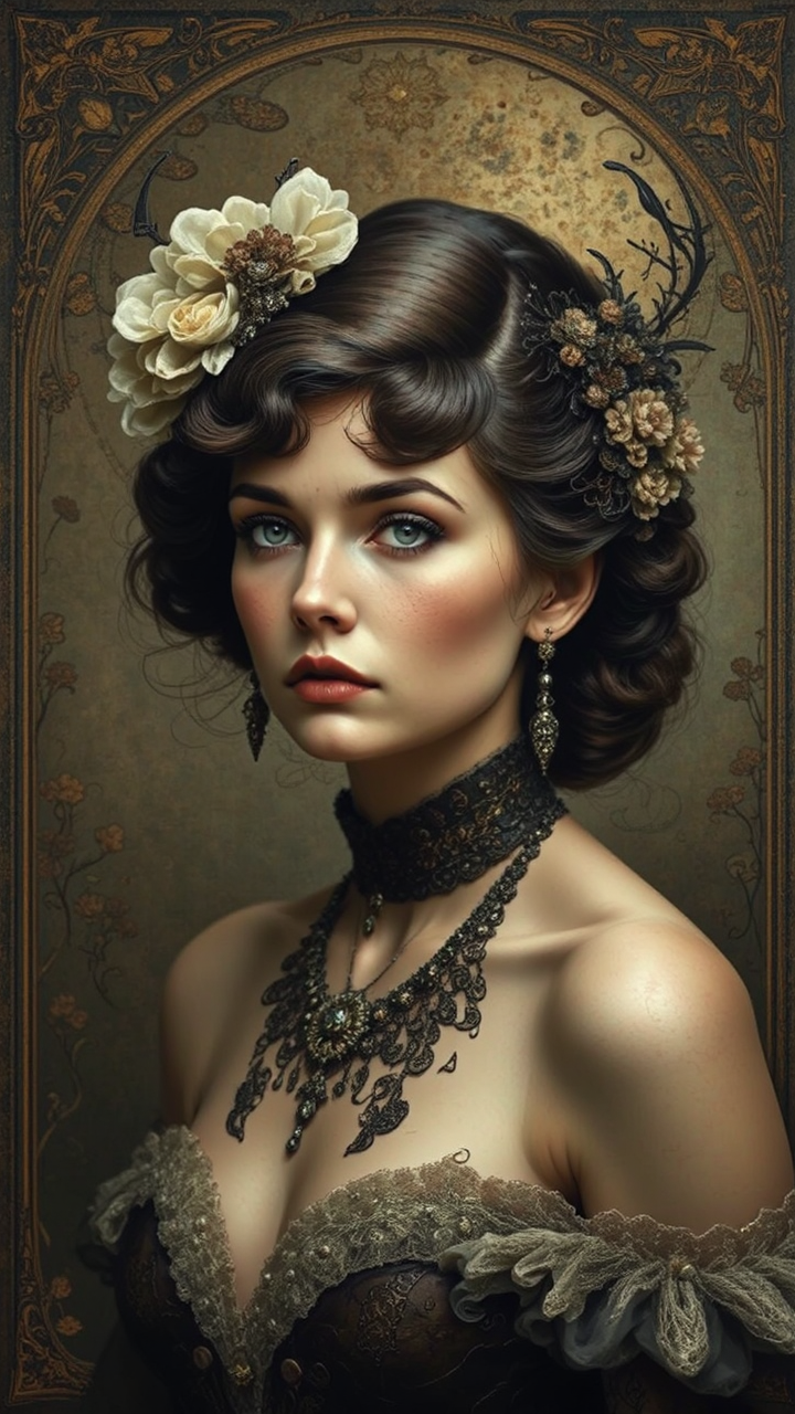 Audrey Hepburn in steampunk