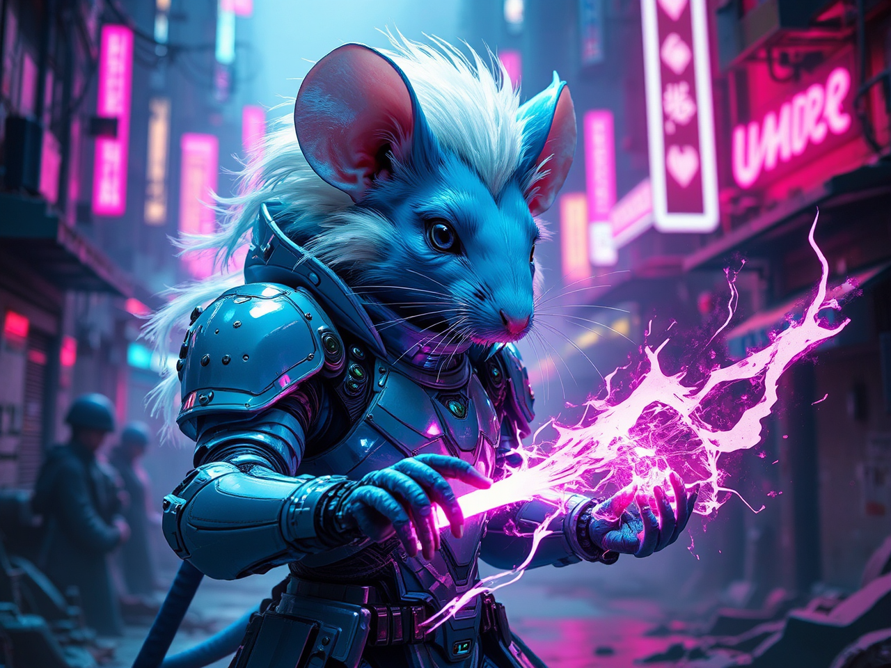 White mouse cast magic